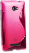 TPU Gel Case S-Line for HTC Windows Phone 8X Shiny Pink (OEM)